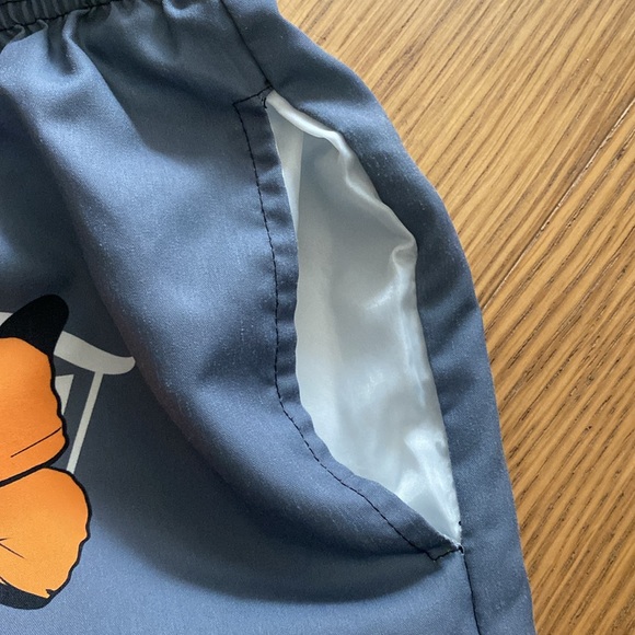 GORGLITTER Men's Graphic Print Workout Track Summer Shorts Size S - Picture 8 of 8